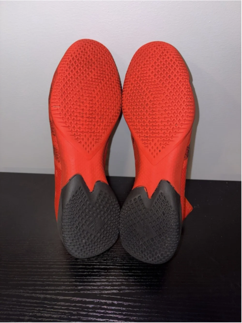 Adidas Predator Freak.3 Indoor Soccer Shoes Red Black Mens Size 10 FY6316